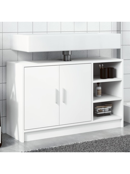 Skříňka pod umyvadlo bílá 90 x 29 x 55 cm kompozitní dřevo