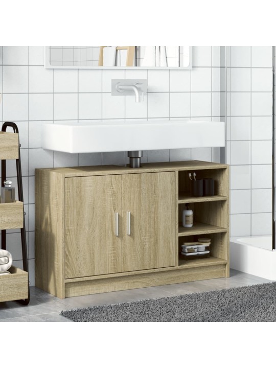 Skříňka pod umyvadlo dub sonoma 90x29x55 cm kompozitní dřevo