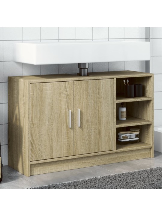 Skříňka pod umyvadlo dub sonoma 90x29x55 cm kompozitní dřevo