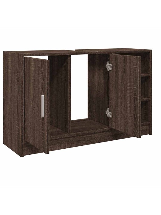 Skříňka pod umyvadlo hnědý dub 90x29x55 cm kompozitní dřevo