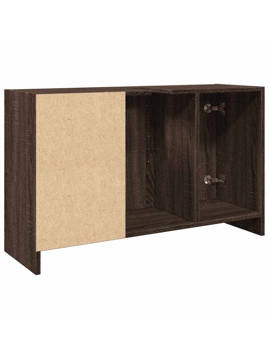 Skříňka pod umyvadlo hnědý dub 90x29x55 cm kompozitní dřevo