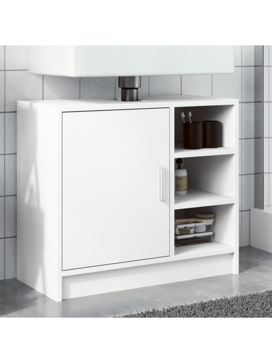 Skříňka pod umyvadlo bílá 63 x 39 x 55 cm kompozitní dřevo