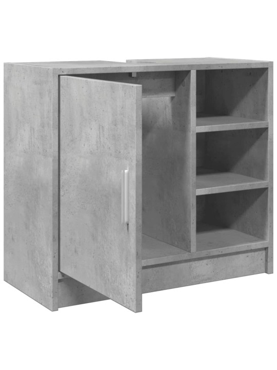 Skříňka pod umyvadlo betonově šedá 63x29x55 cm kompozitní dřevo