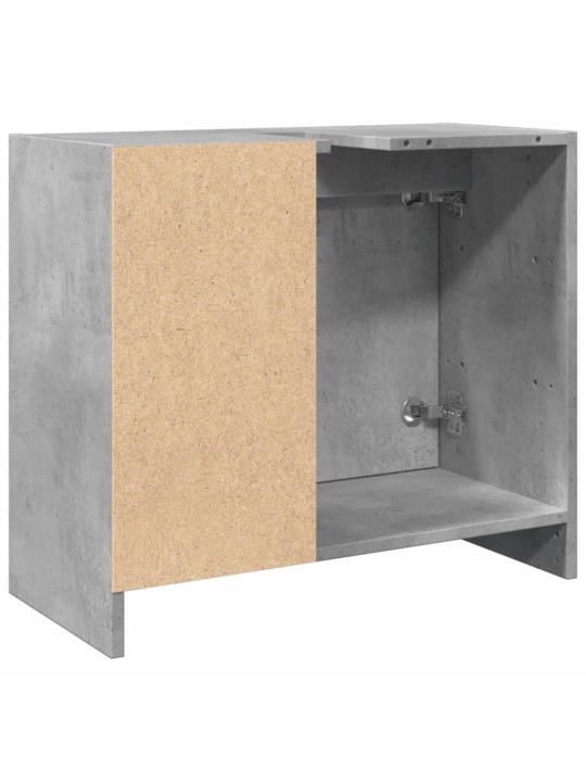Skříňka pod umyvadlo betonově šedá 63x29x55 cm kompozitní dřevo