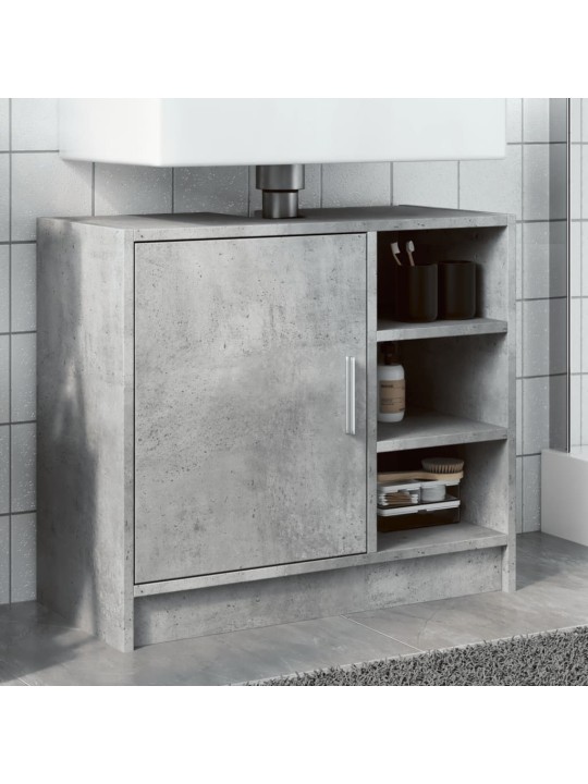 Skříňka pod umyvadlo betonově šedá 63x29x55 cm kompozitní dřevo