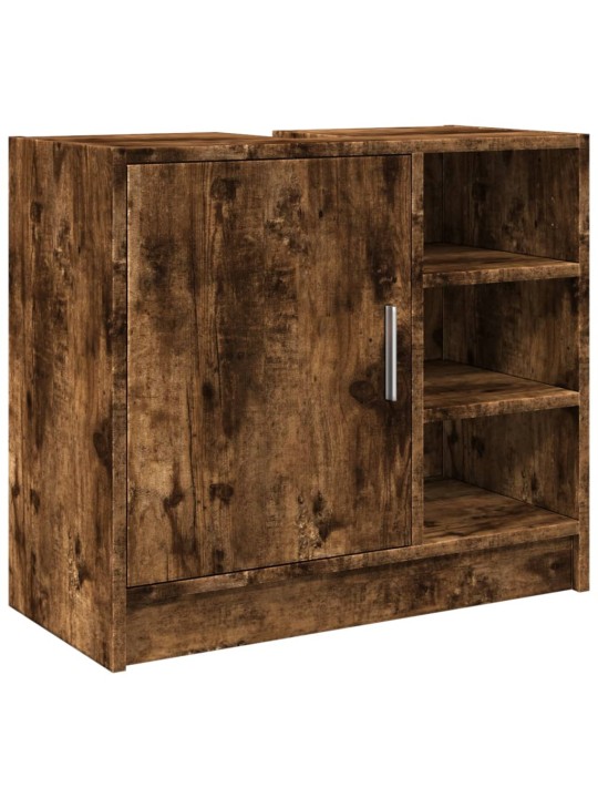 Skříňka pod umyvadlo kouřový dub 63x29x55 cm kompozitní dřevo