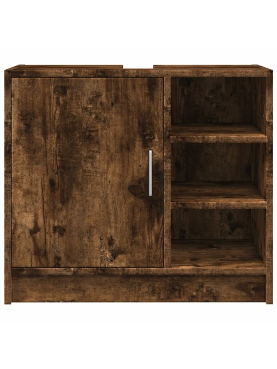 Skříňka pod umyvadlo kouřový dub 63x29x55 cm kompozitní dřevo
