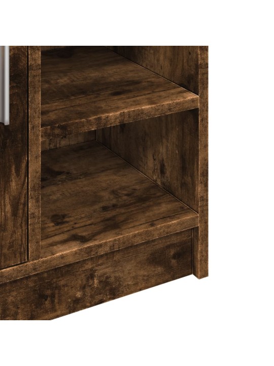 Skříňka pod umyvadlo kouřový dub 63x29x55 cm kompozitní dřevo