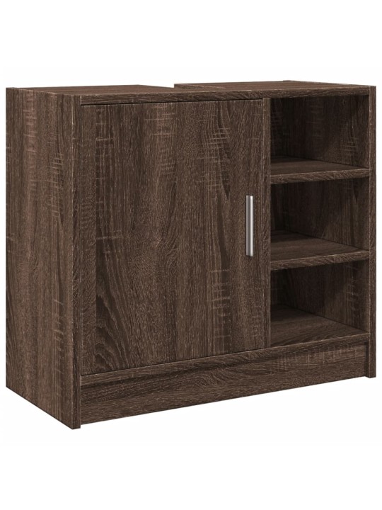 Skříňka pod umyvadlo hnědý dub 63 x 29 x 55 cm kompozitní dřevo