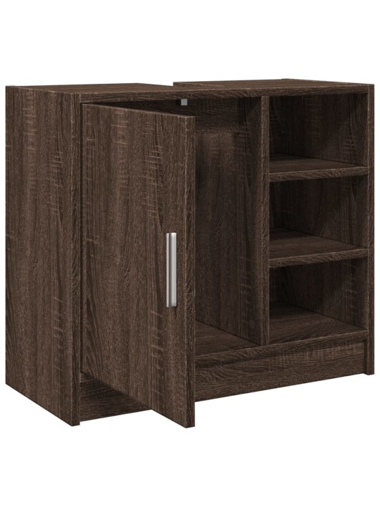 Skříňka pod umyvadlo hnědý dub 63 x 29 x 55 cm kompozitní dřevo