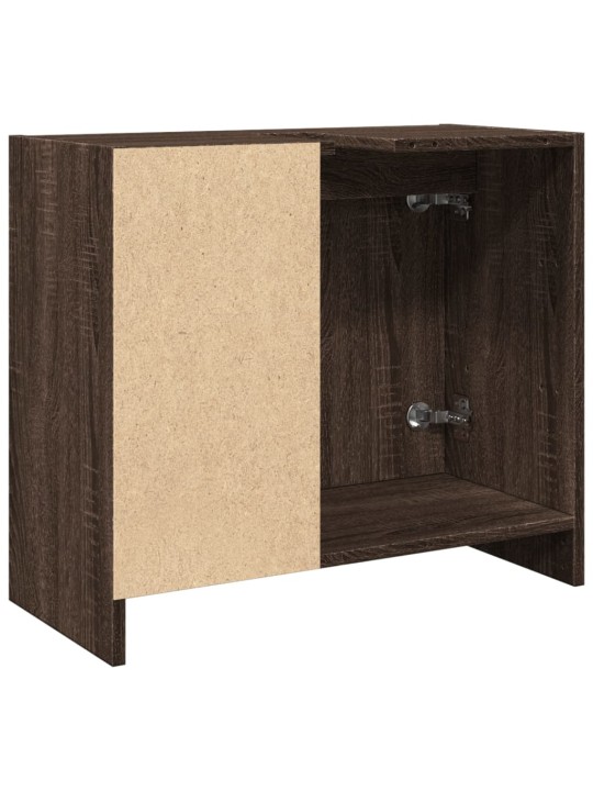 Skříňka pod umyvadlo hnědý dub 63 x 29 x 55 cm kompozitní dřevo