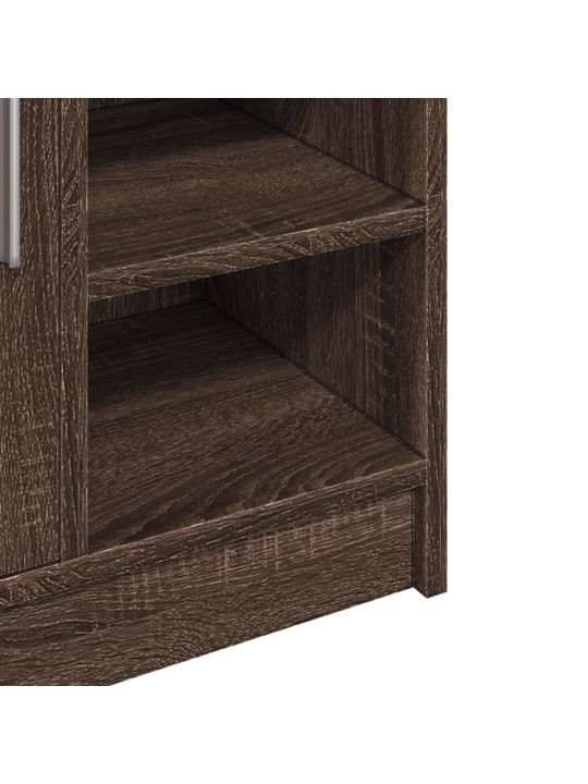 Skříňka pod umyvadlo hnědý dub 63 x 29 x 55 cm kompozitní dřevo