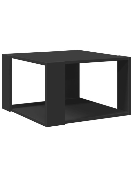 Konferenční stolek černý 51,5 x 51,5 x 30 cm kompozitní dřevo