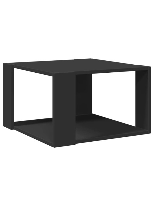 Konferenční stolek černý 51,5 x 51,5 x 30 cm kompozitní dřevo