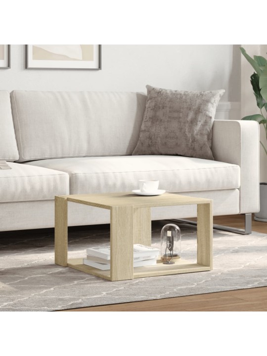 Konferenční stolek dub sonoma 51,5x51,5x30 cm kompozitní dřevo