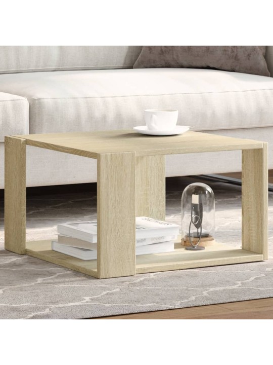 Konferenční stolek dub sonoma 51,5x51,5x30 cm kompozitní dřevo