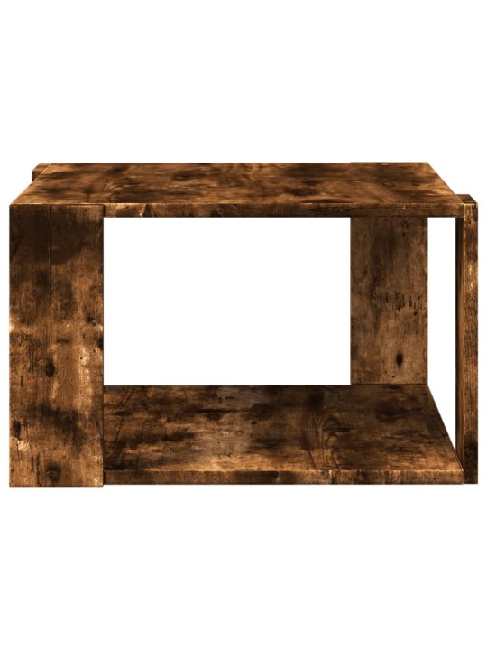 Konferenční stolek kouřový dub 51,5x51,5x30 cm kompozitní dřevo