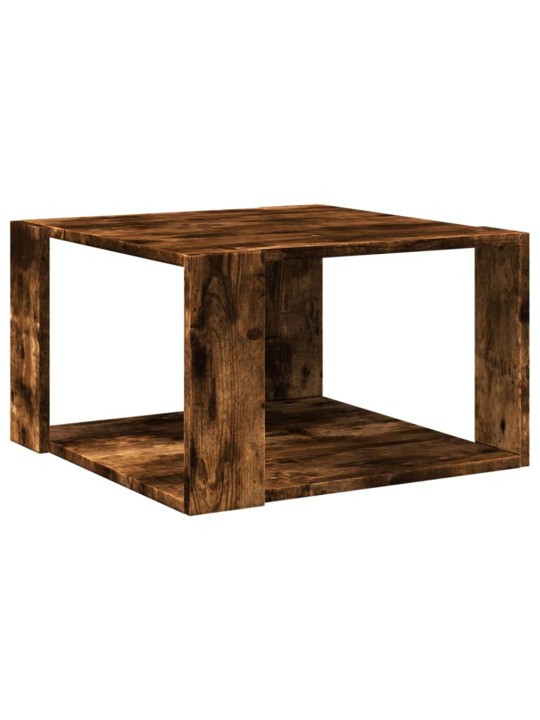Konferenční stolek kouřový dub 51,5x51,5x30 cm kompozitní dřevo