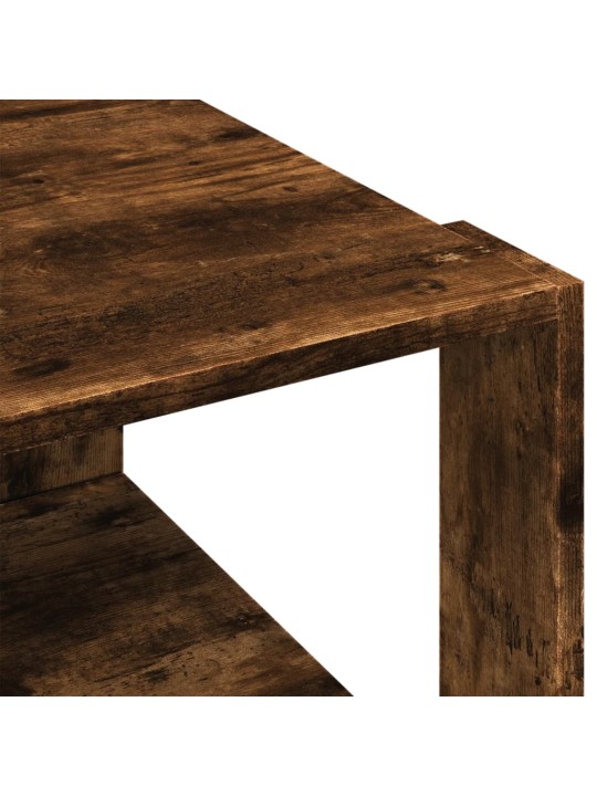Konferenční stolek kouřový dub 51,5x51,5x30 cm kompozitní dřevo