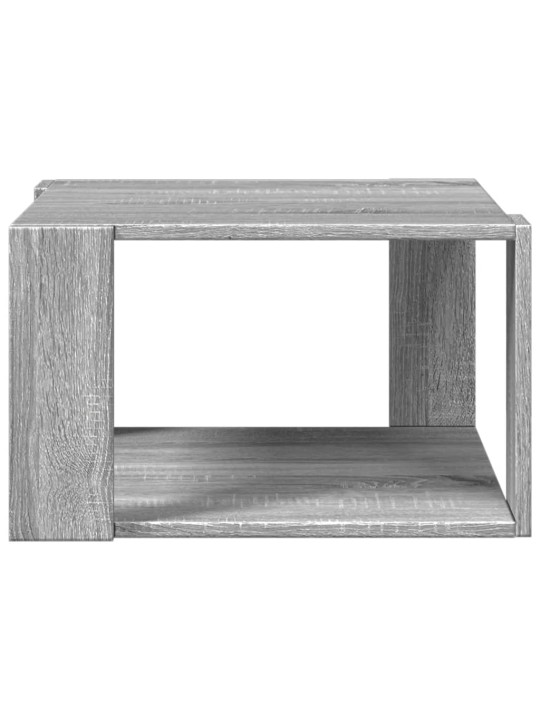 Konferenční stolek šedý sonoma 51,5x51,5x30 cm kompozitní dřevo