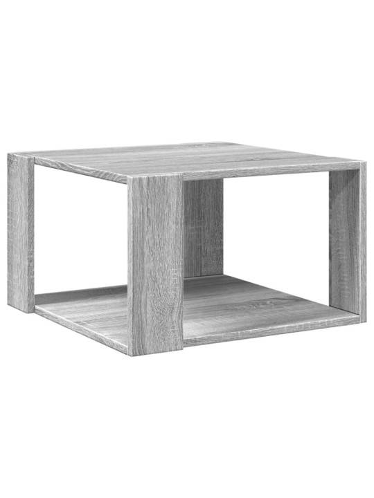 Konferenční stolek šedý sonoma 51,5x51,5x30 cm kompozitní dřevo