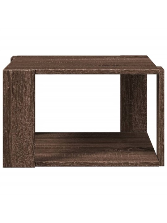 Konferenční stolek hnědý dub 51,5x51,5x30 cm kompozitní dřevo
