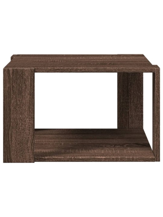 Konferenční stolek hnědý dub 51,5x51,5x30 cm kompozitní dřevo