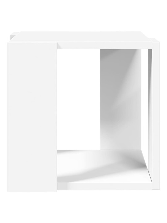 Konferenční stolek bílý 32 x 32 x 30 cm kompozitní dřevo
