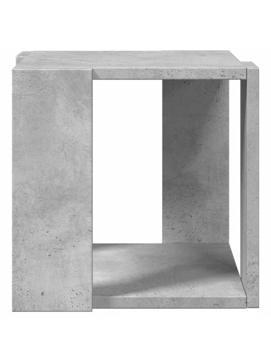 Konferenční stolek betonově šedý 32x32x30 cm kompozitní dřevo