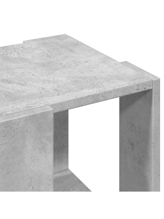Konferenční stolek betonově šedý 32x32x30 cm kompozitní dřevo