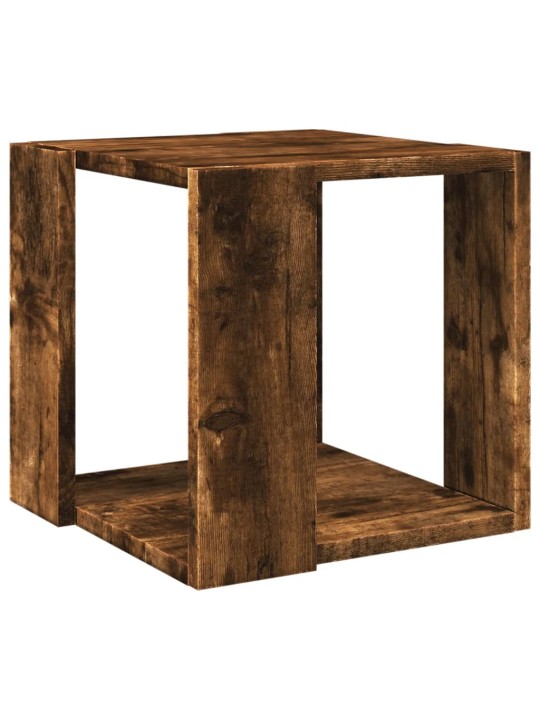 Konferenční stolek kouřový dub 32 x 32 x 30 cm kompozitní dřevo
