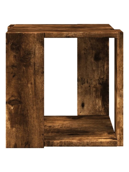 Konferenční stolek kouřový dub 32 x 32 x 30 cm kompozitní dřevo