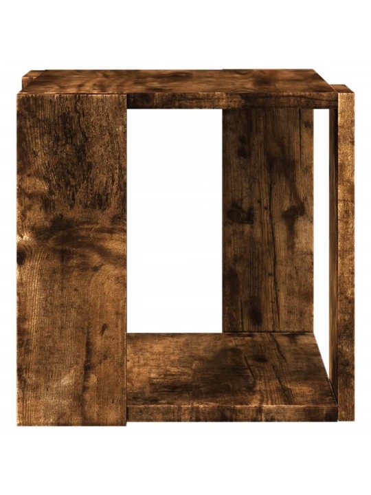 Konferenční stolek kouřový dub 32 x 32 x 30 cm kompozitní dřevo