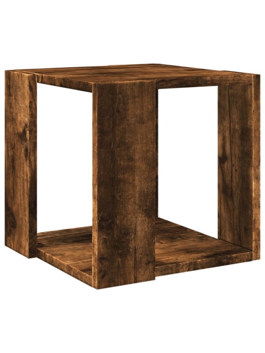 Konferenční stolek kouřový dub 32 x 32 x 30 cm kompozitní dřevo