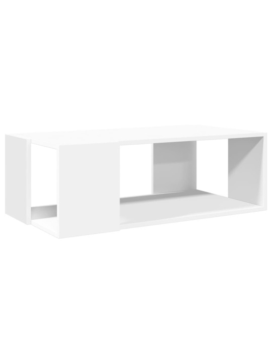 Konferenční stolek bílý 89,5 x 48 x 30 cm kompozitní dřevo