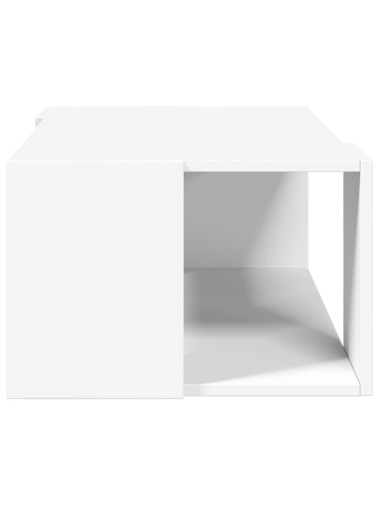Konferenční stolek bílý 89,5 x 48 x 30 cm kompozitní dřevo