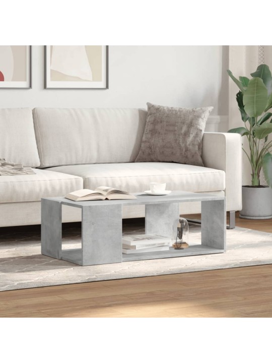 Konferenční stolek betonově šedý 89,5x48x30 cm kompozitní dřevo