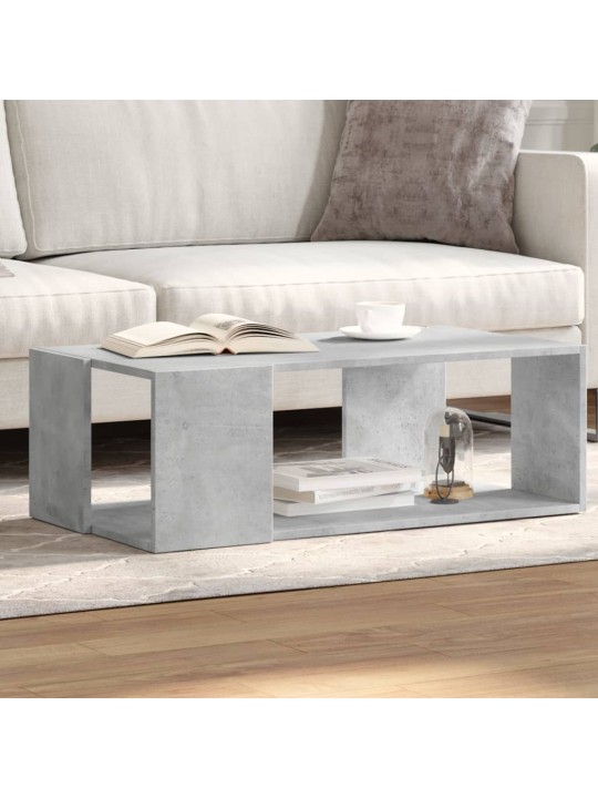 Konferenční stolek betonově šedý 89,5x48x30 cm kompozitní dřevo