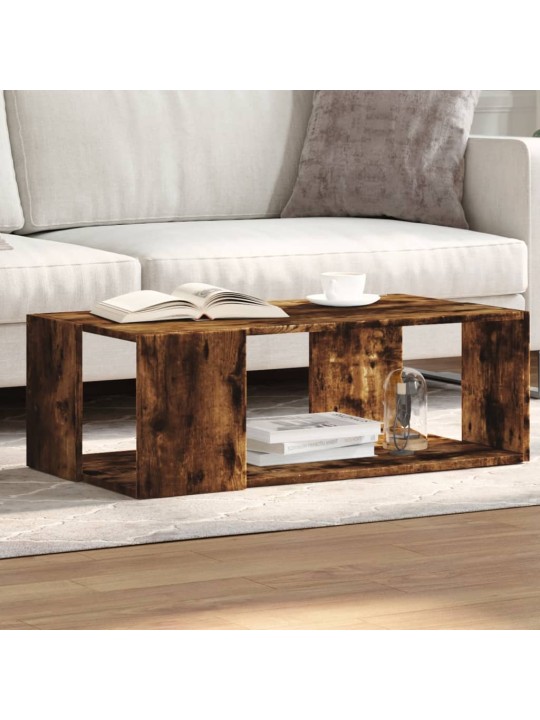 Konferenční stolek kouřový dub 89,5x48x30 cm kompozitní dřevo
