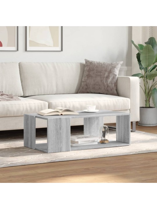 Konferenční stolek šedý sonoma 89,5x48x30 cm kompozitní dřevo