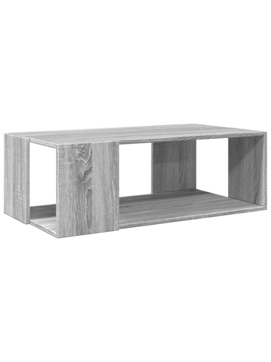 Konferenční stolek šedý sonoma 89,5x48x30 cm kompozitní dřevo