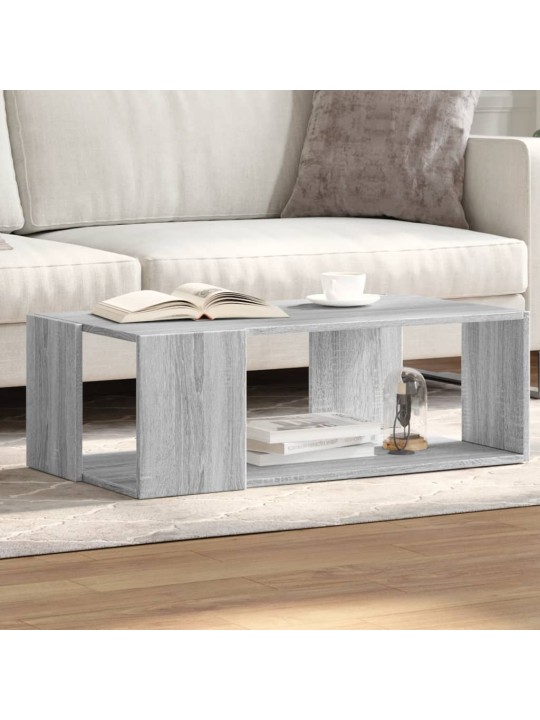 Konferenční stolek šedý sonoma 89,5x48x30 cm kompozitní dřevo