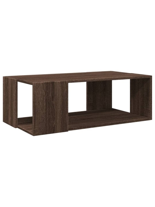 Konferenční stolek hnědý dub 89,5 x 48 x 30 cm kompozitní dřevo