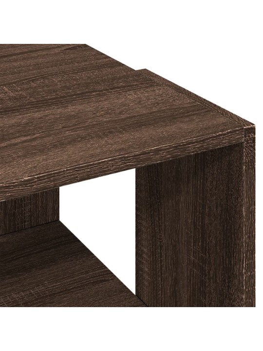 Konferenční stolek hnědý dub 89,5 x 48 x 30 cm kompozitní dřevo