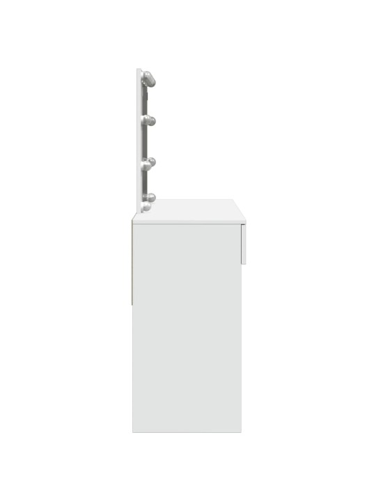 Toaletní stolek s led bílý 100 x 40 x 130 cm