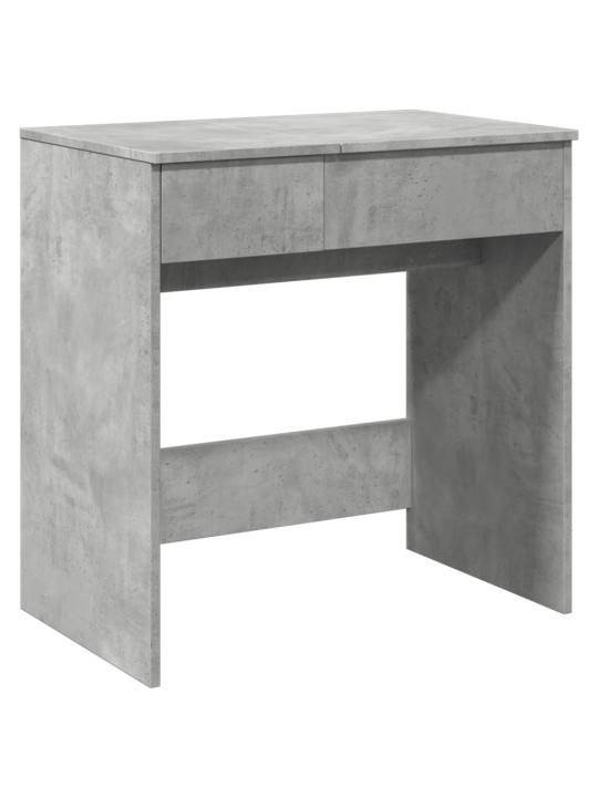 Toaletní stolek se zrcadlem betonově šedý 73 x 46,5 x 120 cm