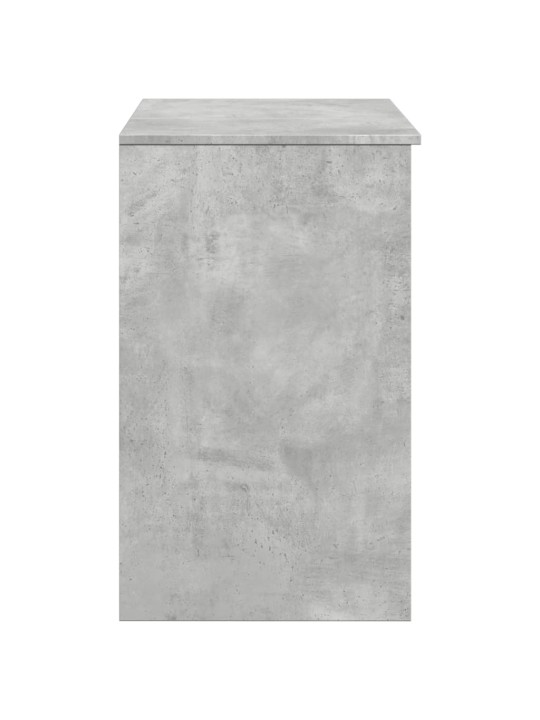Toaletní stolek se zrcadlem betonově šedý 73 x 46,5 x 120 cm