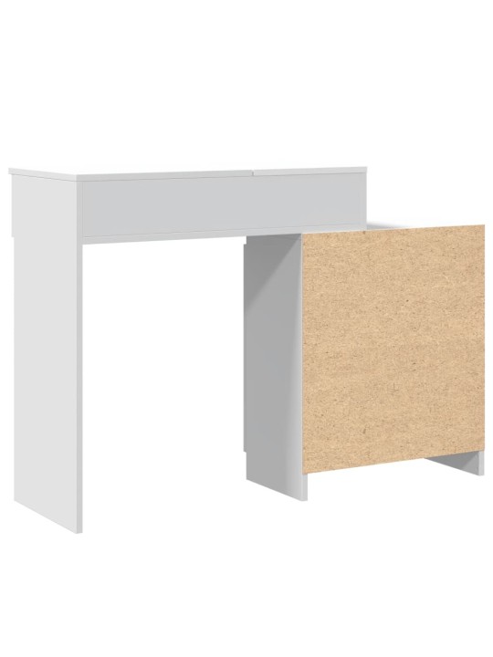Toaletní stolek s LED bílý 115 x 37 x 110,5 cm