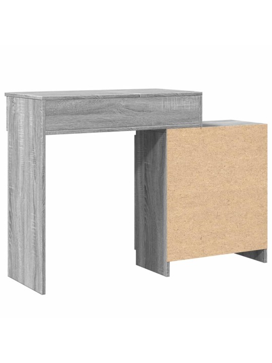 Toaletní stolek s led šedý sonoma 115 x 37 x 110,5 cm
