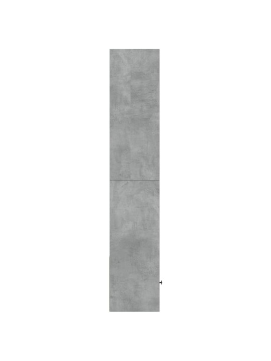 Knihovna betonově šedá 40 x 36 x 189 cm kompozitní dřevo